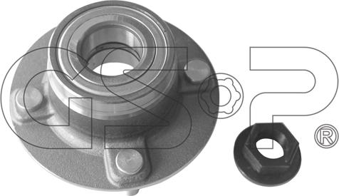 GSP 9235009K - Подшипник ступицы колеса, комплект autospares.lv