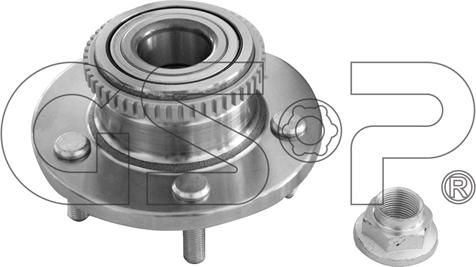 GSP 9235023K - Подшипник ступицы колеса, комплект autospares.lv