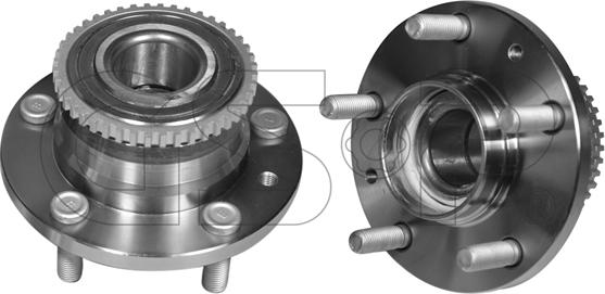 GSP 9236002 - Ступица колеса, поворотный кулак autospares.lv