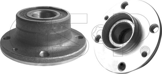 GSP 9230044 - Ступица колеса, поворотный кулак autospares.lv