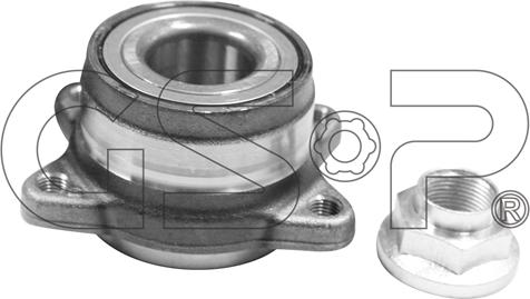 GSP 9230008K - Подшипник ступицы колеса, комплект autospares.lv