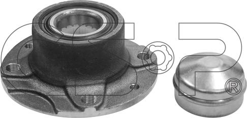 GSP 9230002S - Подшипник ступицы колеса, комплект autospares.lv