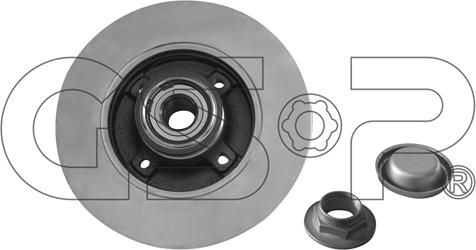 GSP 9230145K - Тормозной диск autospares.lv