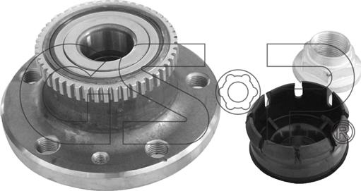 GSP 9230116K - Подшипник ступицы колеса, комплект autospares.lv