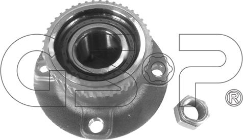 GSP 9230110K - Подшипник ступицы колеса, комплект autospares.lv