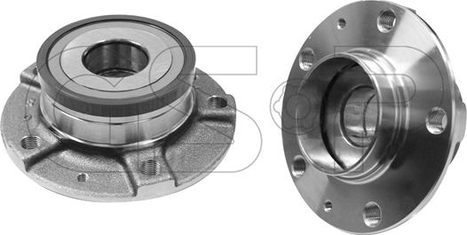 GSP 9232029 - Ступица колеса, поворотный кулак autospares.lv