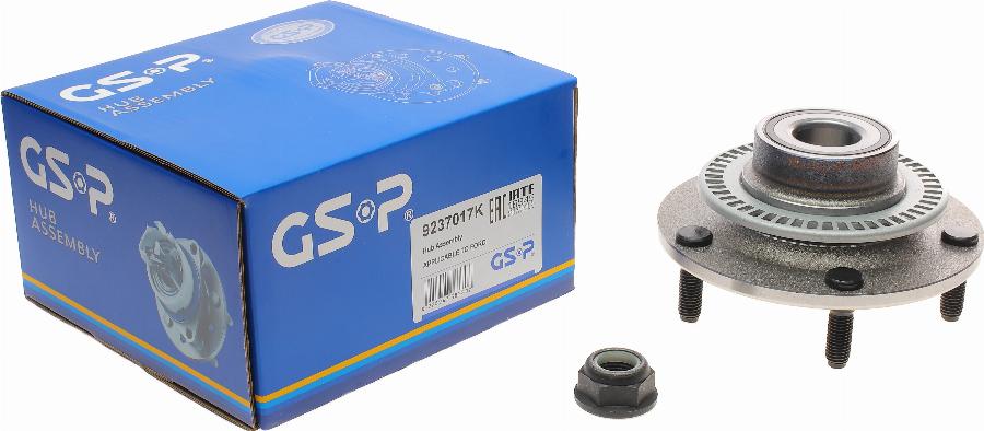 GSP 9237017K - Подшипник ступицы колеса, комплект autospares.lv