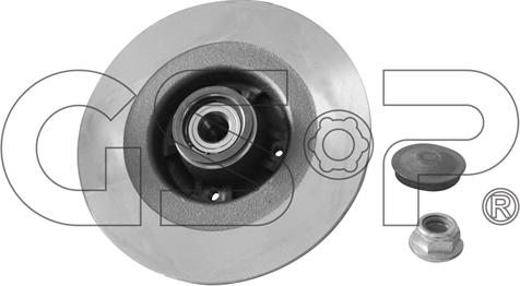 GSP 9225041K - Тормозной диск autospares.lv