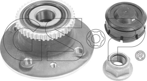 GSP 9225030K - Подшипник ступицы колеса, комплект autospares.lv