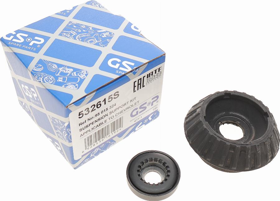 GSP 532615S - Опора стойки амортизатора, подушка autospares.lv