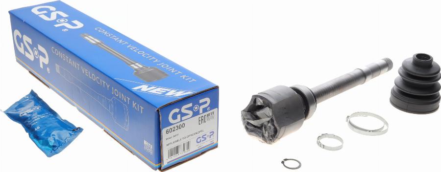 GSP 602300 - Шарнирный комплект, ШРУС, приводной вал autospares.lv