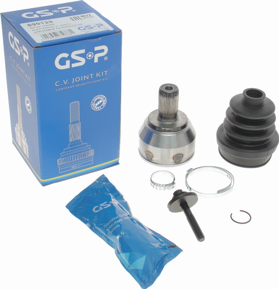 GSP 899129 - Шарнирный комплект, ШРУС, приводной вал autospares.lv