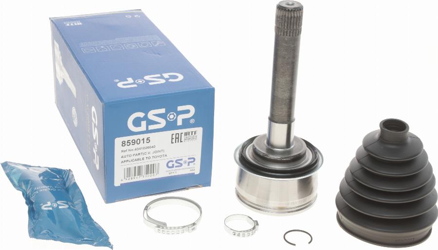 GSP 859015 - Шарнирный комплект, ШРУС, приводной вал autospares.lv