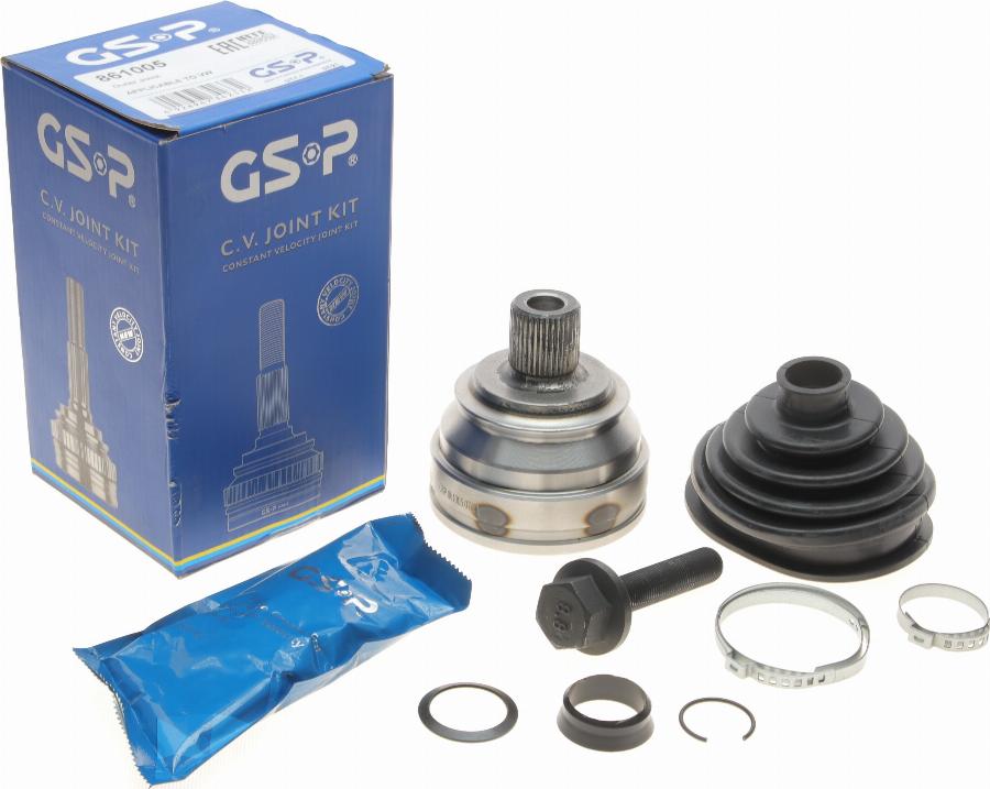 GSP 861005 - Шарнирный комплект, ШРУС, приводной вал autospares.lv