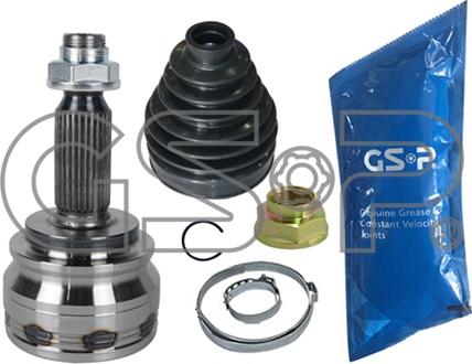 GSP 801634 - Шарнирный комплект, ШРУС, приводной вал autospares.lv