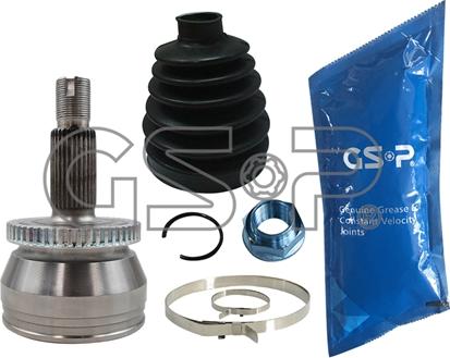 GSP 801038 - Шарнирный комплект, ШРУС, приводной вал autospares.lv