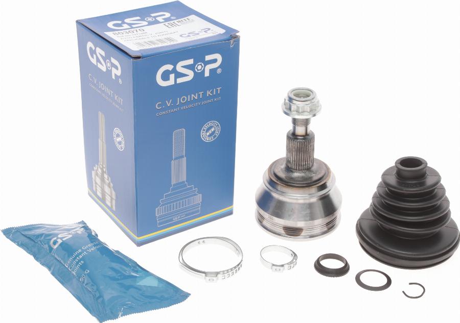 GSP 803070 - Шарнирный комплект, ШРУС, приводной вал autospares.lv