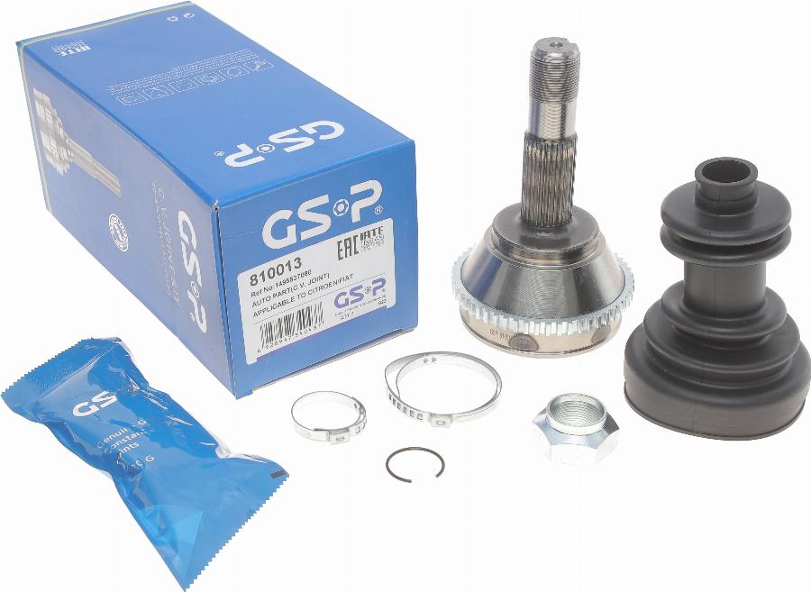 GSP 810013 - Шарнирный комплект, ШРУС, приводной вал autospares.lv