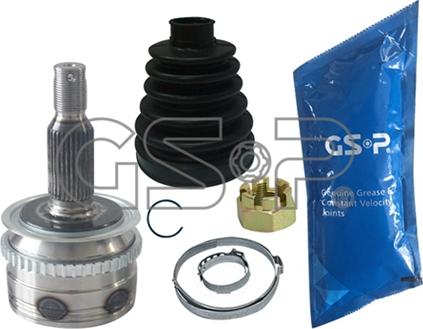 GSP 839166 - Шарнирный комплект, ШРУС, приводной вал autospares.lv