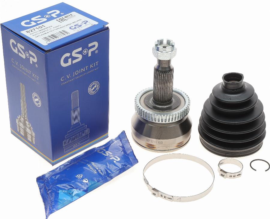 GSP 827101 - Шарнирный комплект, ШРУС, приводной вал autospares.lv