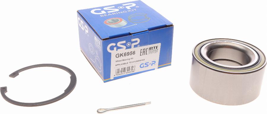 GSP GK6956 - Подшипник ступицы колеса, комплект autospares.lv