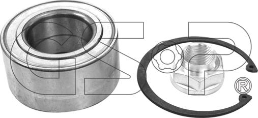 GSP GK3951 - Подшипник ступицы колеса, комплект autospares.lv