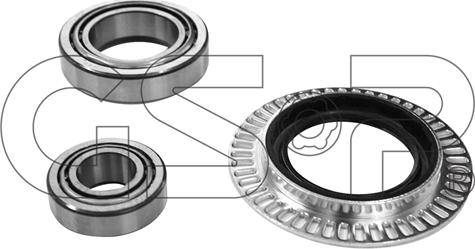 GSP GK3565 - Подшипник ступицы колеса, комплект autospares.lv