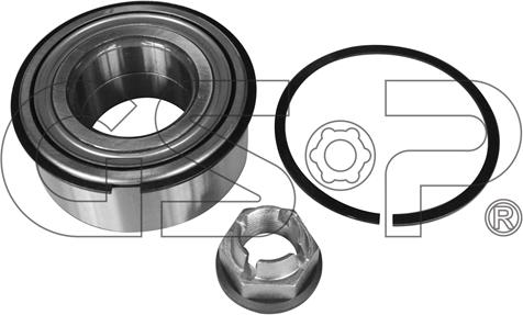 GSP GK3504 - Подшипник ступицы колеса, комплект autospares.lv