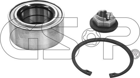 GSP GK3625 - Подшипник ступицы колеса, комплект autospares.lv