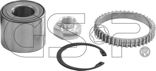 GSP GK7456 - Подшипник ступицы колеса, комплект autospares.lv