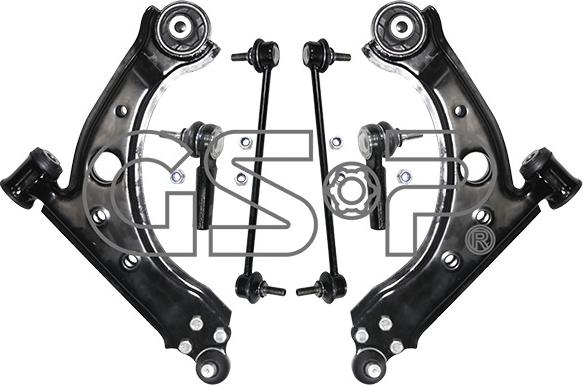 GSP S990058SK - Подвеска колеса, комплект autospares.lv