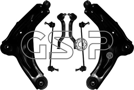 GSP S990060SK - Подвеска колеса, комплект autospares.lv