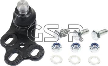 GSP S080008 - Шаровая опора, несущий / направляющий шарнир autospares.lv