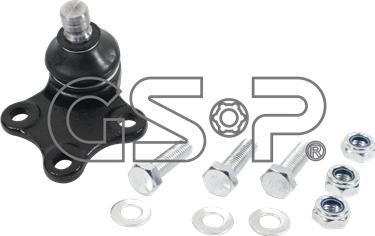 GSP S080033 - Шаровая опора, несущий / направляющий шарнир autospares.lv