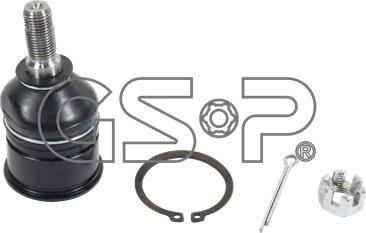 GSP S080074 - Шаровая опора, несущий / направляющий шарнир autospares.lv