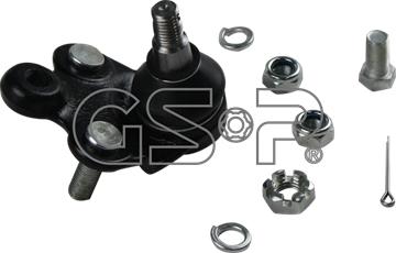 GSP S080076 - Шаровая опора, несущий / направляющий шарнир autospares.lv