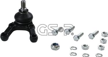 GSP S080150 - Шаровая опора, несущий / направляющий шарнир autospares.lv