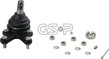 GSP S080365 - Шаровая опора, несущий / направляющий шарнир autospares.lv