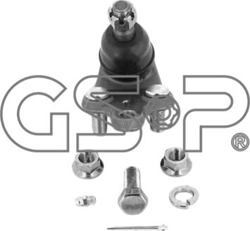 GSP S080368 - Шаровая опора, несущий / направляющий шарнир autospares.lv