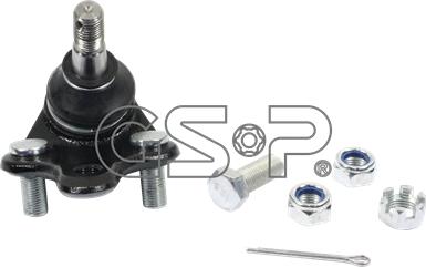 GSP S080219 - Шаровая опора, несущий / направляющий шарнир autospares.lv