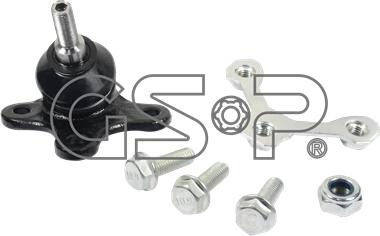 GSP S080213 - Шаровая опора, несущий / направляющий шарнир autospares.lv