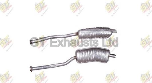 GT Exhausts GBM242 - Глушитель выхлопных газов, конечный autospares.lv