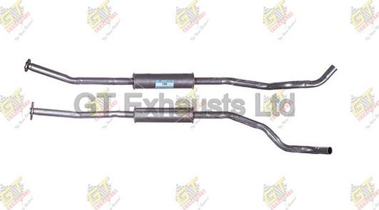 GT Exhausts GDN624 - Средний глушитель выхлопных газов autospares.lv