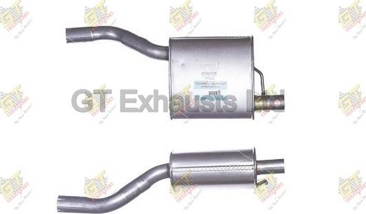 GT Exhausts GFE690 - Глушитель выхлопных газов, конечный autospares.lv