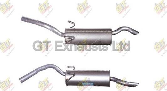 GT Exhausts GFT561 - Глушитель выхлопных газов, конечный autospares.lv