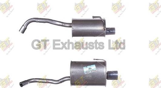 GT Exhausts GFT857 - Глушитель выхлопных газов, конечный autospares.lv