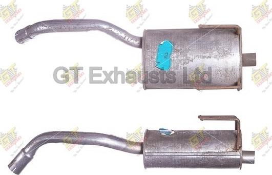 GT Exhausts GFT790 - Глушитель выхлопных газов, конечный autospares.lv