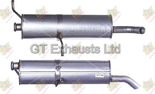 GT Exhausts GPG636 - Глушитель выхлопных газов, конечный autospares.lv