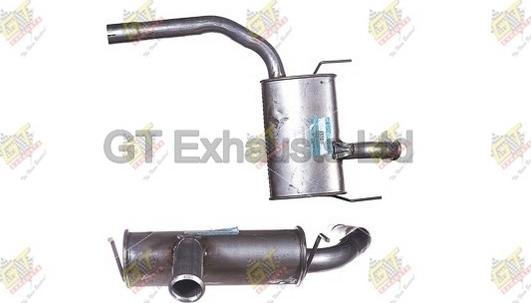 GT Exhausts GRN587 - Средний глушитель выхлопных газов autospares.lv