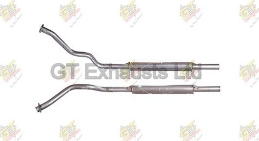 GT Exhausts GSB025 - Предглушитель выхлопных газов autospares.lv